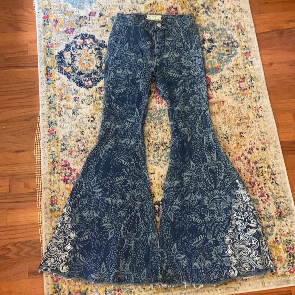 Free People Flare Bell Bottoms Size 27